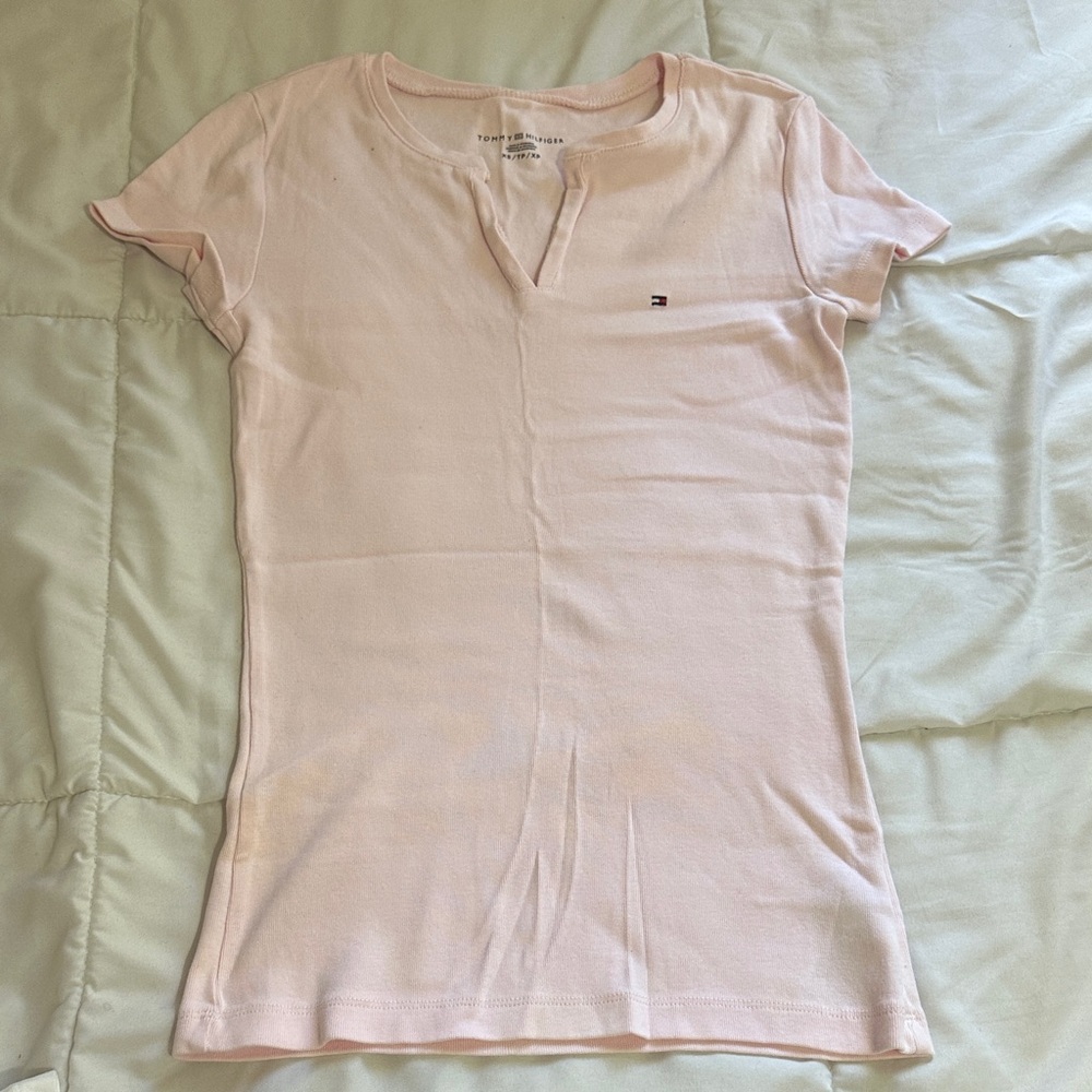 Tommy Hilfiger Light Pink Short Sleeve Tee